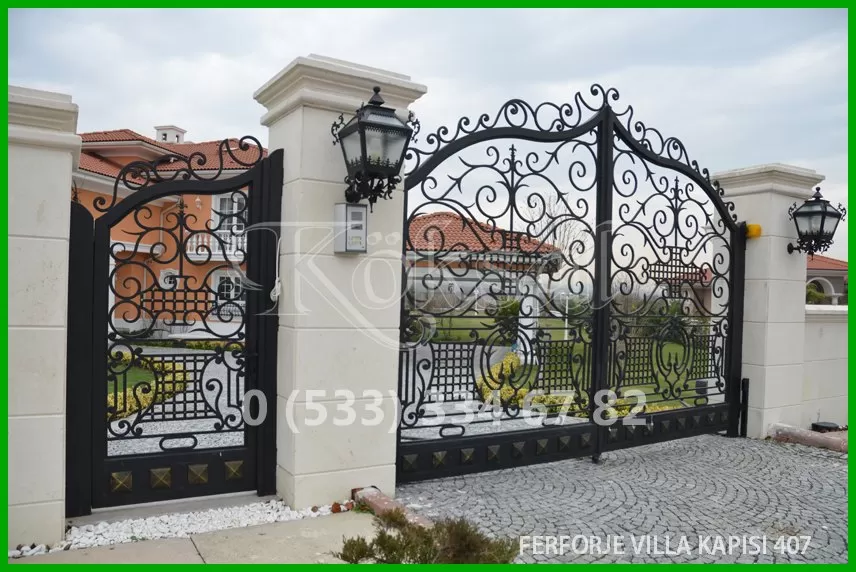 Ferforje Villa Kapıları 407
