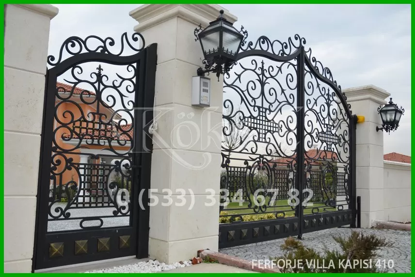 Ferforje Villa Kapıları 410