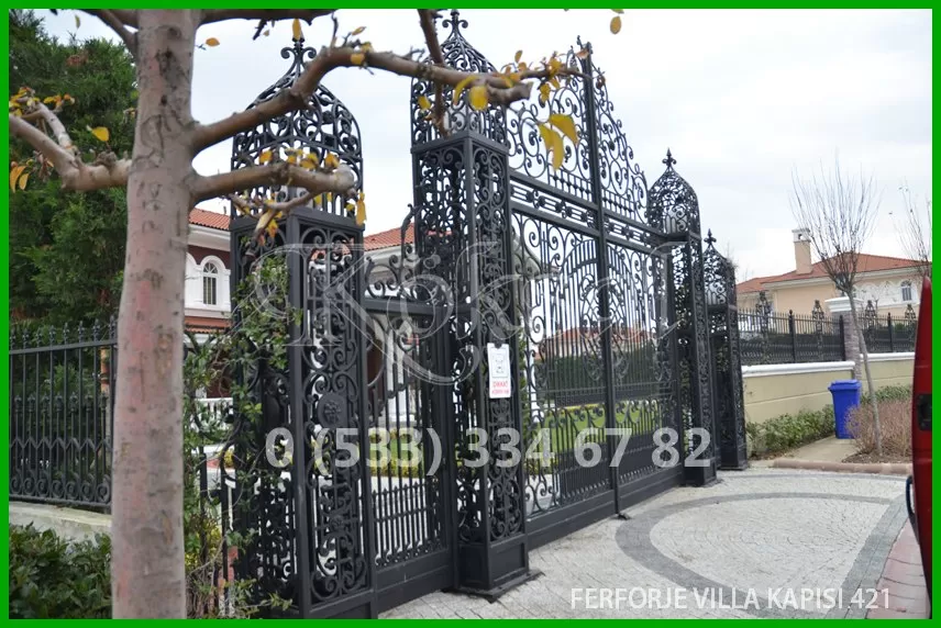 Ferforje Villa Kapıları 421