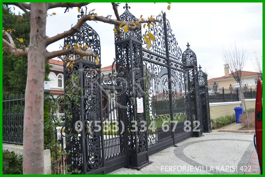 Ferforje Villa Kapıları 422