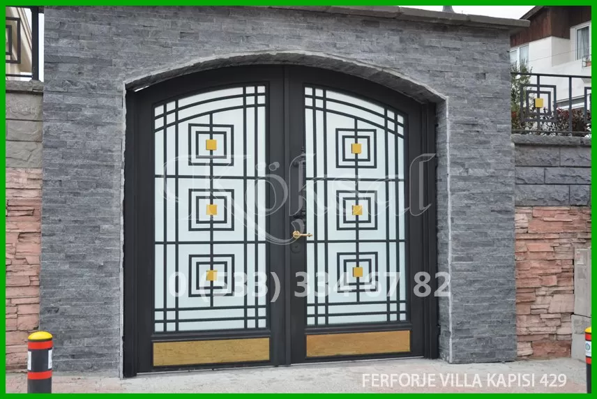 Ferforje Villa Kapıları 429