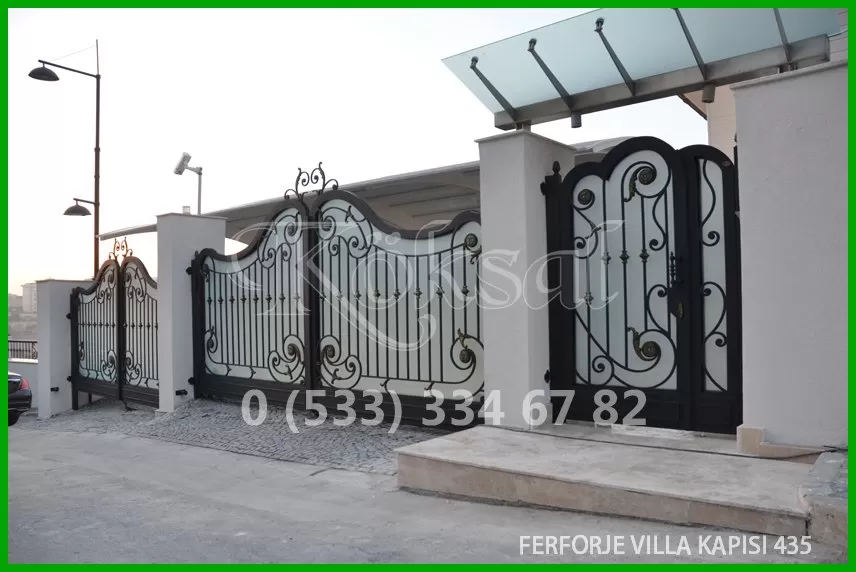 Ferforje Villa Kapıları 435