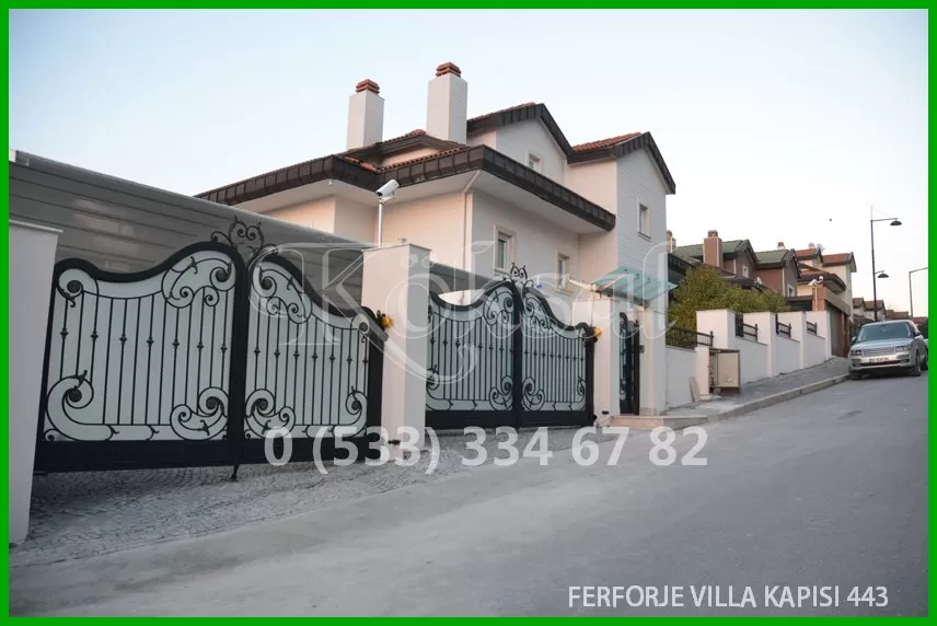 Ferforje Villa Kapıları 443