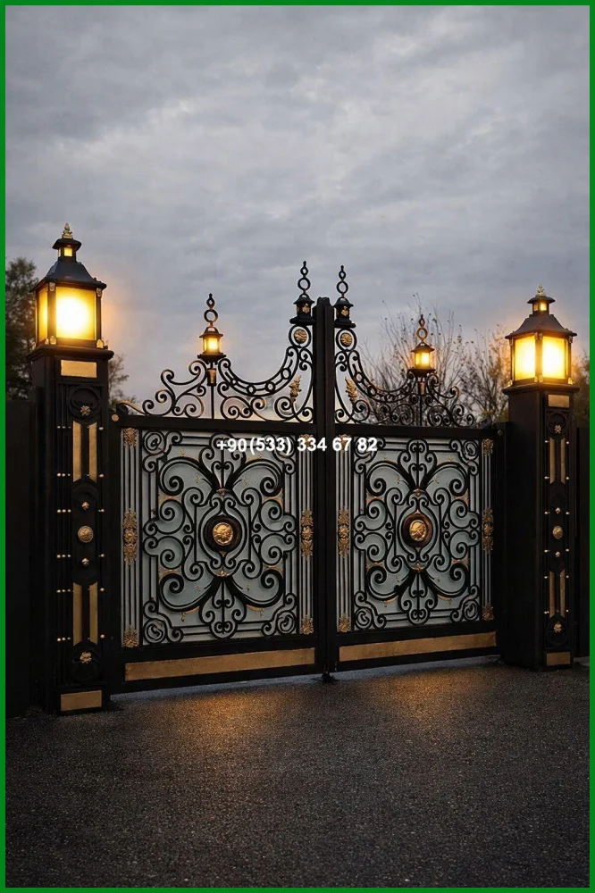 MODERN VİLLA KAPILARI-FERFORJE VİLLA KAPILARI-DEMİR VİLLA KAPILARI fir18622