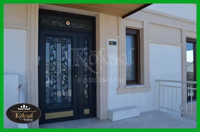Villa Kapısı Modelleri- Demir Villa Kapısı